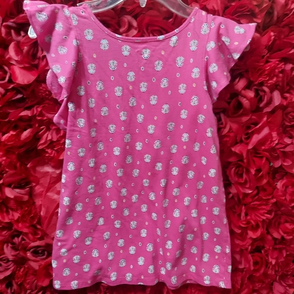 Old Navy Girls Size XL (14) Tunic Style Tank with ruffles